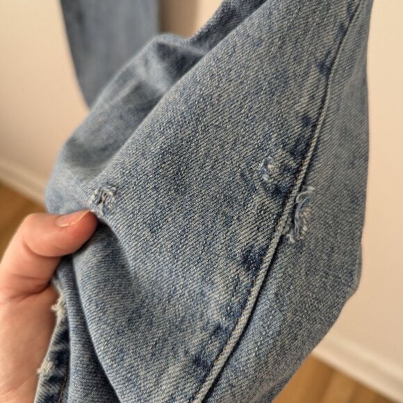 Pistola light wash April Showers Cassie super high rise straight leg jeans - Picture 5 of 8